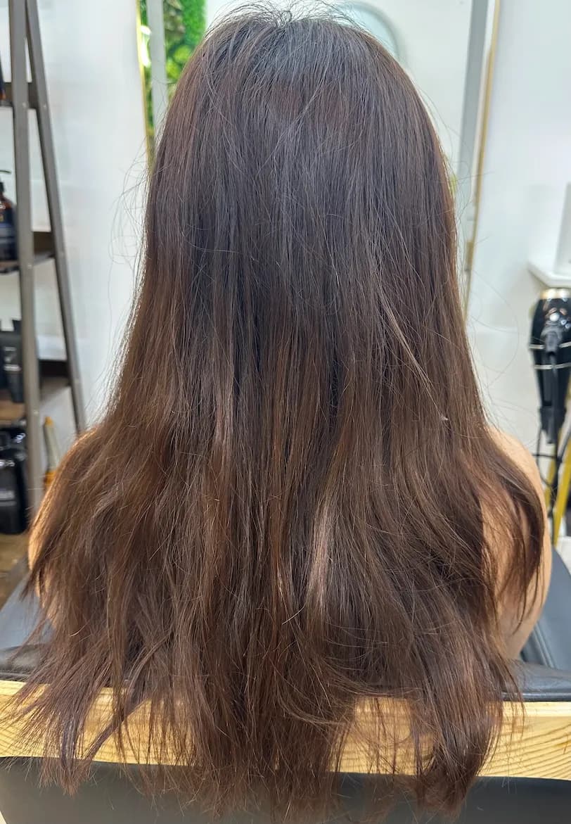 Soft Rebonding before — The Hive Salon